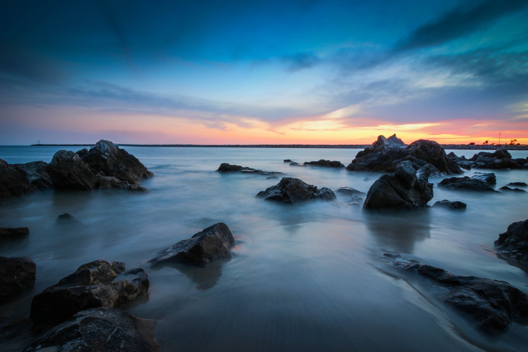 Beach With Rocks